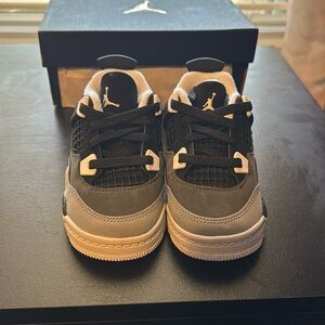 Size 6C Jordan 
Jordans Black, White, Grey 
Brand New